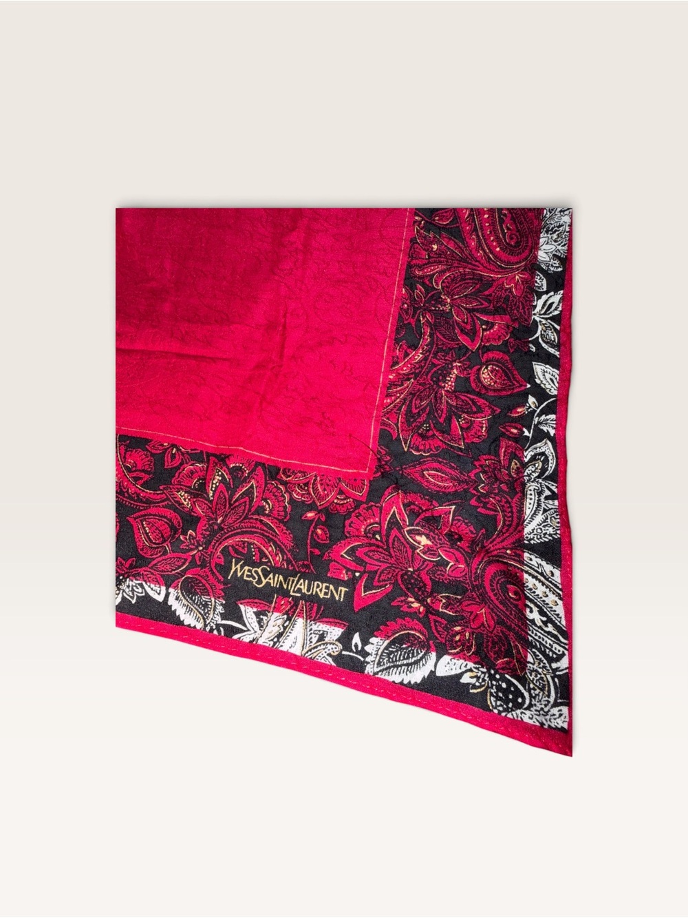 Yves Saint Laurent Cotton Scarf - Picture 3 of 5